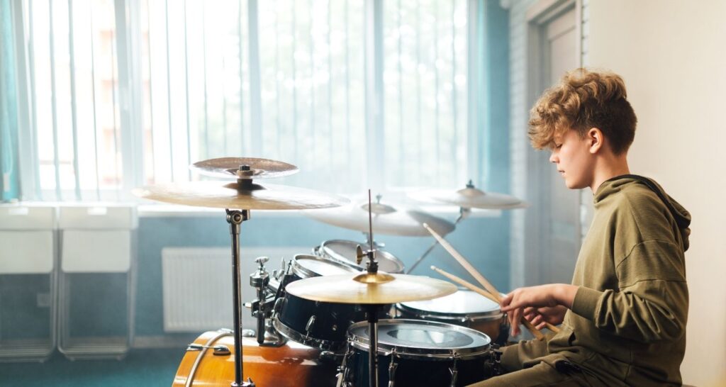 Drum Lessons for Kids | On The Off Beat Music School